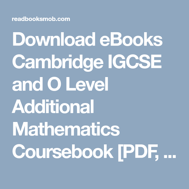download a-level textbooks